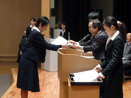 表彰の様子