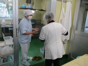 給食室内