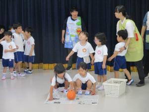 ボール運び②