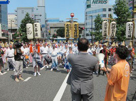 阿波踊り出発式