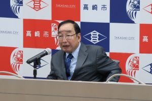会見の様子