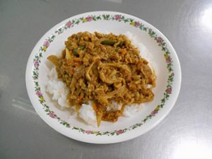 ごぼう入りドライカレーの画像