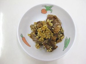 豚レバーのアーモンドがらめの画像