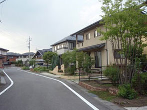 山名イーストタウン風景