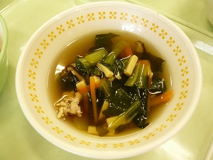 高野豆腐と小松菜のスープの画像