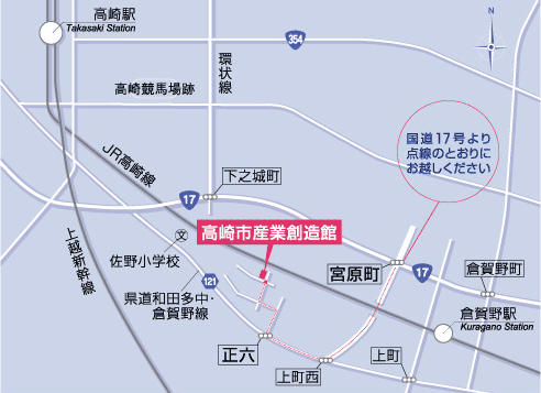 産業創造館地図