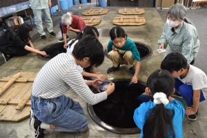 麻のコースター